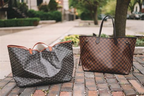 louis vuitton goyard|Goyard tote vs neverfull.